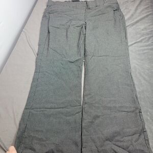 Lane Bryant Allie Pants Womens 26 Pin Striped Comfort Stretch Business Casual
